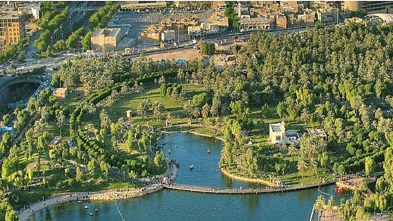 خريطة المملكة تتجسد بالأشجار في مشروع الرياض الخضراء