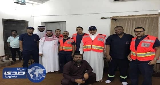 الحبشي يشارك منسوبي مركز اسعاف الرحيلي افطارهم