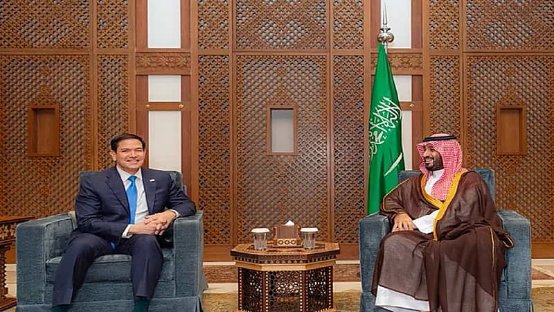 ولي العهد يستقبل وزير الخارجية الأمريكي.. فيديو