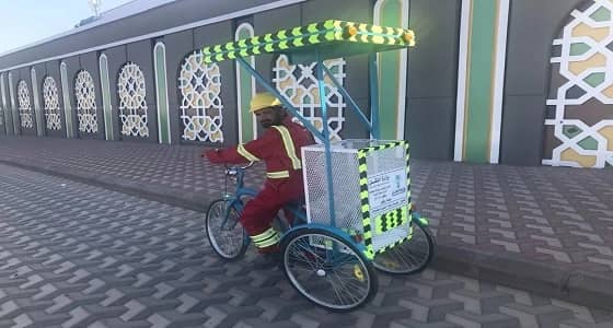 مبادرة إنسانية من " النقل " تجاه عمال النظافة في المدينة