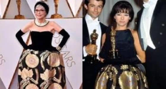 بالصور.. فنانة تطل بالأوسكار بفستان ارتدته قبل 56 عاما