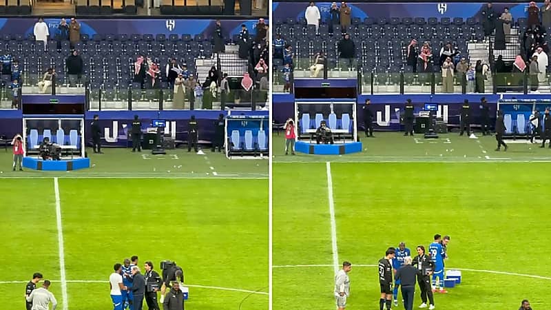 غضب جيسوس من البليهي وكوليبالي بعد نهاية المباراة .. فيديو