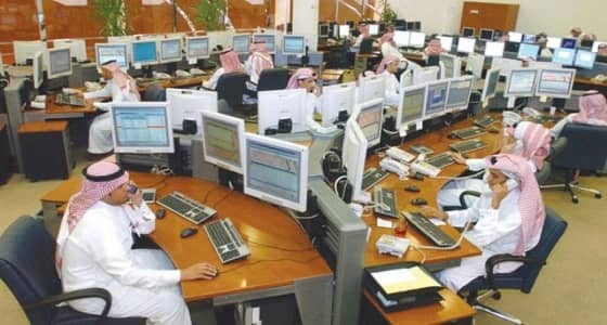 مؤشر سوق الأسهم يغلق مرتفعًا 55.56 نقطة