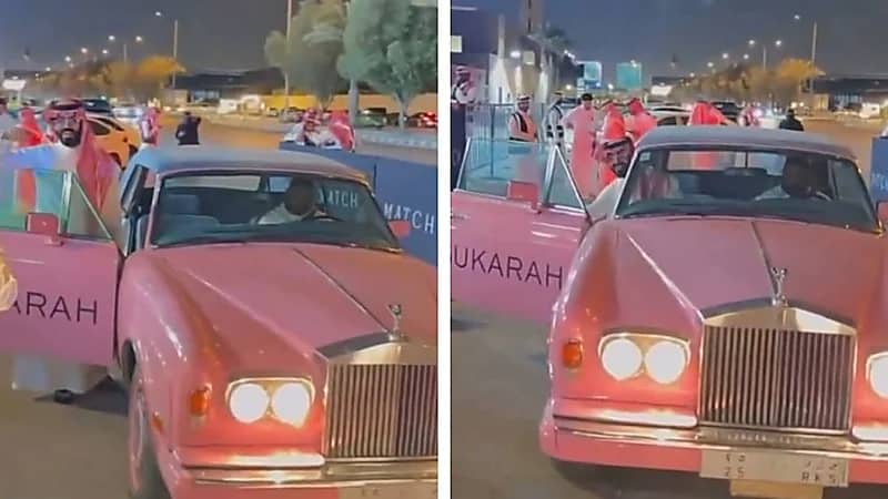 زوج سارة الودعاني يشعل مواقع التواصل بسيارة فاخرة تحمل اسم ابنته .. فيديو