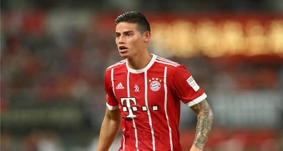 جيمس رودريجز يفقد الذاكرة خلال مباراة البايرن ومونشنجلادباخ