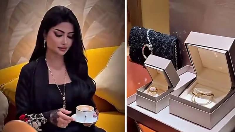 ملكة كابلي تحتفل بعيد ميلادها بشراء عقد فاخر يتجاوز 750 ألف ريال.. فيديو