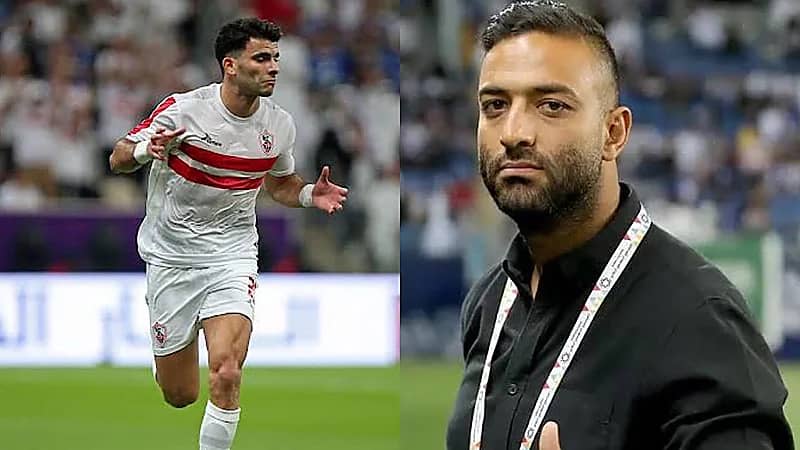 ‎زيزو يشتكي زملاءه في الزمالك لميدو