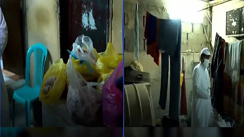 بالفيديو.. لحوم مجهولة المصدر بجوار دورة مياه يوزعها عمالة مخالفة