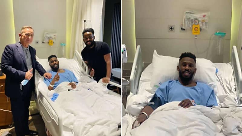 بالصور.. طلال عبسي يجري عملية جراحية في الركبة