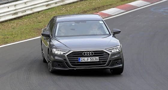 بالصور.. أول ظهور لـ " أودي S8 " الجيل القادم  بدون تمويهات بقوة 540 حصان