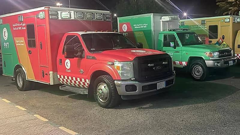 الهلال الأحمر ينقذ حياة طفل حديث الولادة في تبوك