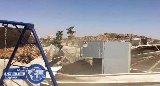 إزالة تعد على أراضٍ حكومية مساحتها ألفي متر بالطائف