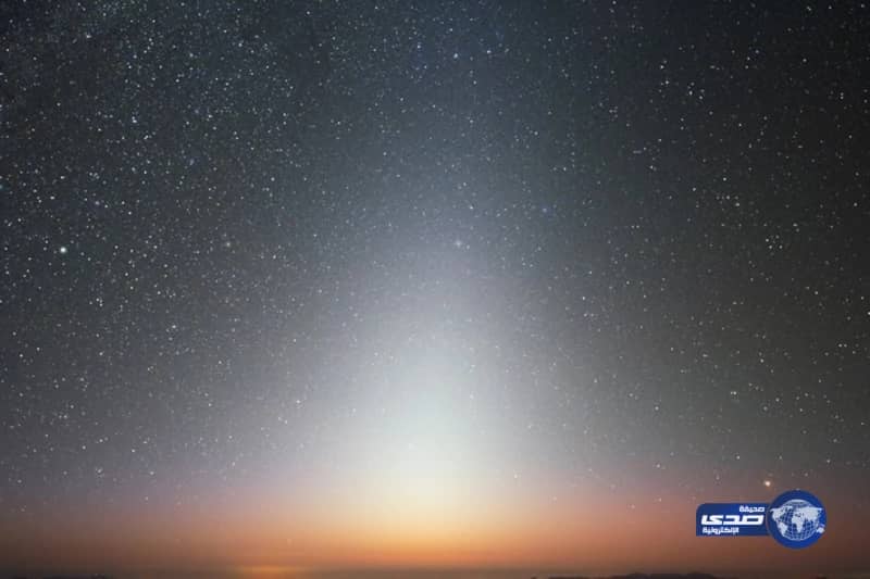 رؤية ضوء البروج في سماء السعودية ..  الأربعاء