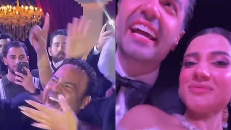 أجر عاصي الحلاني يصل إلى 562 ألف ريال في حفل زفاف نارين بيوتي.. فيديو