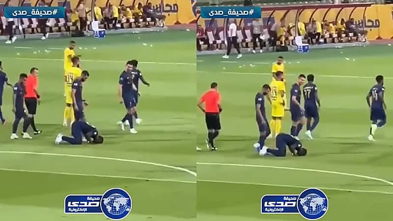 ردة فعل رونالدو بعد سجود ماني.. فيديو