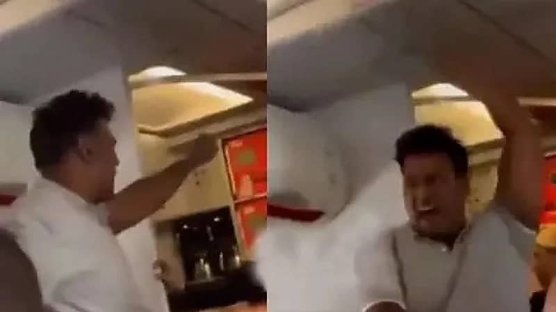 راكب يهدد بتفجير طائرة خلال رحلة جوية ويصرخ: الموت لترامب.. فيديو