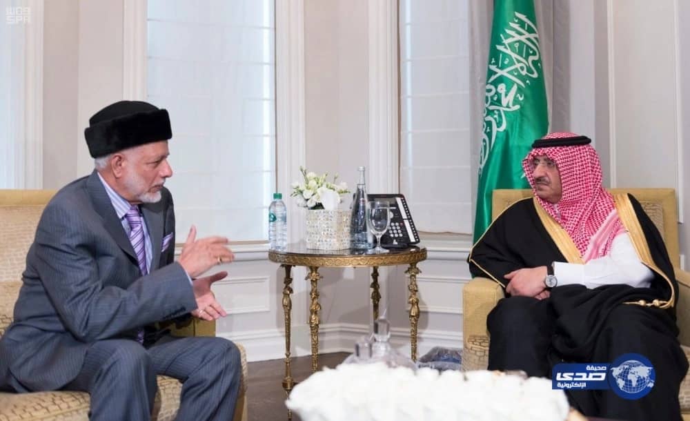 ولي العهد يلتقي وزير الشؤون الخارجية بسلطنة عمان