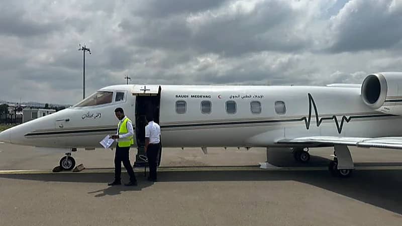 نقل مواطن من إثيوبيا إلى المملكة عبر الإخلاء الطبي لاستكمال علاجه