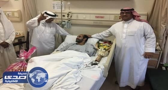 بالصور.. فخذ آل فهيد من قبيلة العوامر يزورون مصاب بالحد الجنوبي