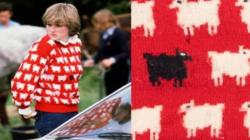 بيع كنزة الأميرة ديانا الحمراء برقم خرافي