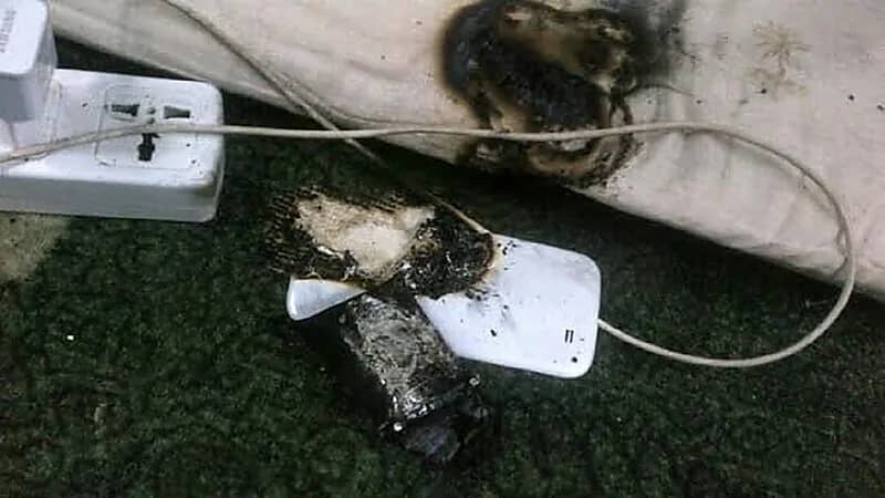 أماكن تؤدي إلى احتراق شاحن الجوال