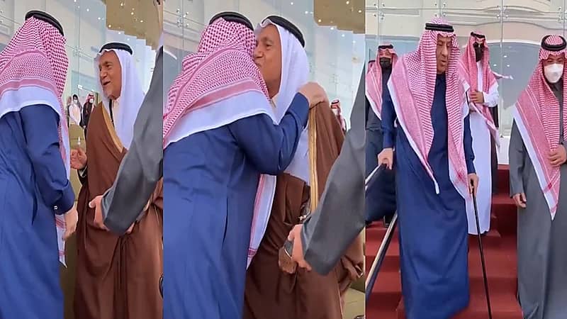 فيديو.. لقطات أخوية للأميرين خالد بن سلطان وتركي الفيصل
