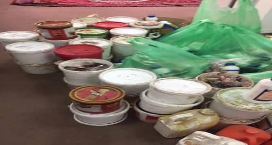 بالصور.. ضبط عبوات جراك ومعسل منتهية الصلاحية بالطائف