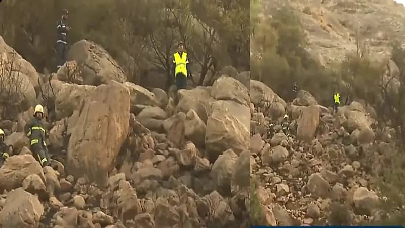 السيطرة على 90% من حريق منتزه الأمير سلطان بجنوب أبها