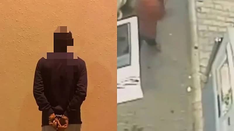 بالفيديو.. القبض على شخص تعمد اتلاف الصرافات الآلية في الجوف