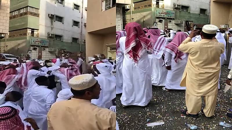 بالفيديو.. الاحتفال بالعيد في أحد الأحياء على طريقة جمهور الاتحاد