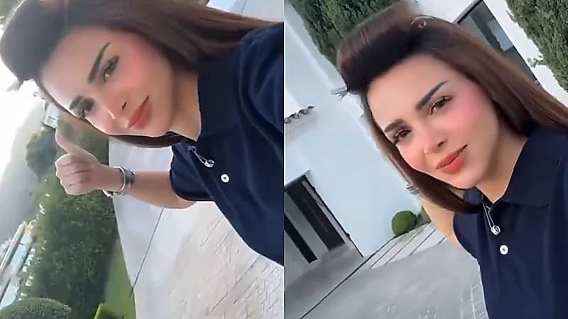 رهف القحطاني أمام أحد البيوت: بشتري بيت زي كذا وأحلى منه بستحق.. فيديو