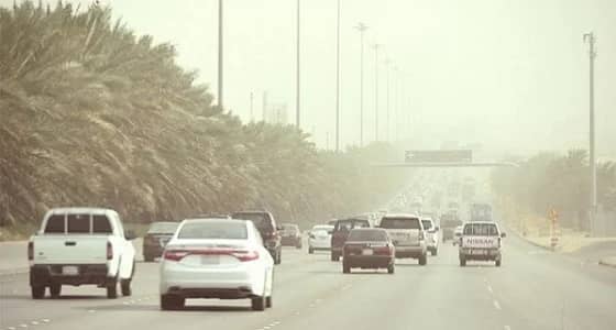 "الأرصاد" تحذر ثلاث مناطق من رياح وأتربة مثارة اليوم