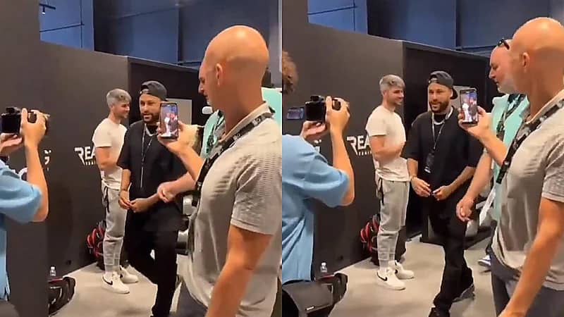 نيمار يتجول في البوليفارد وسط معجبيه .. فيديو