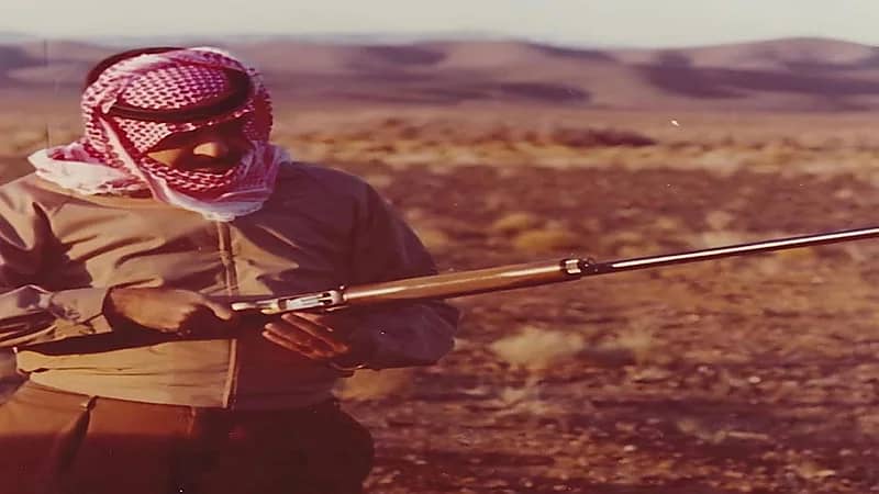 صورة نادرة للملك عبدالله في رحلة قنص