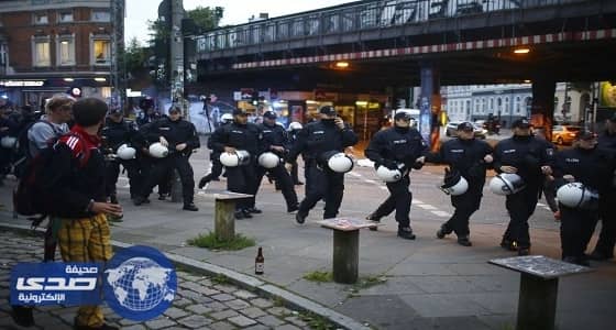 إصابة 160 شرطيا في اشتباكات هامبورج