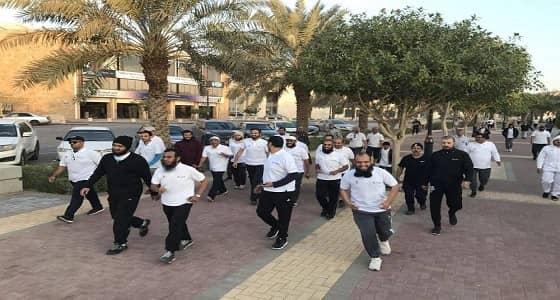 بالصور.. وزير الصحة يشارك في مبادرة " مشاة الرياض "