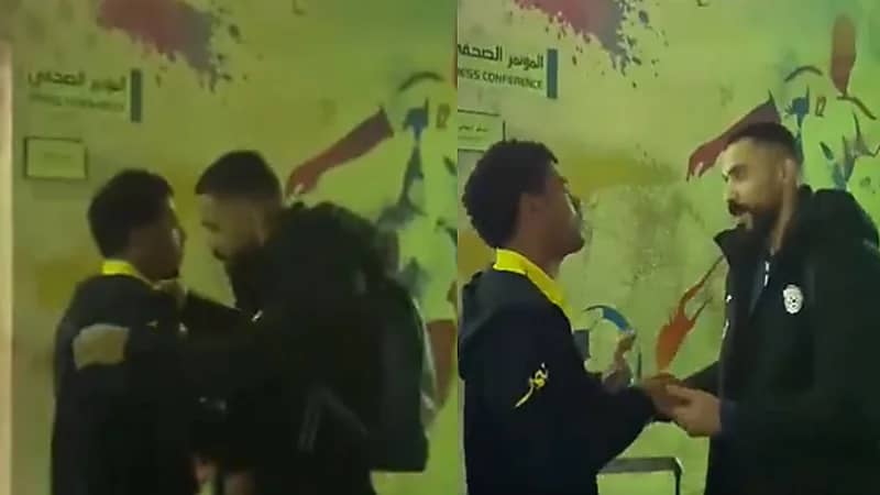 فيديو .. الشويش يعتذر لرومارينهو بعد تدخله العنيف