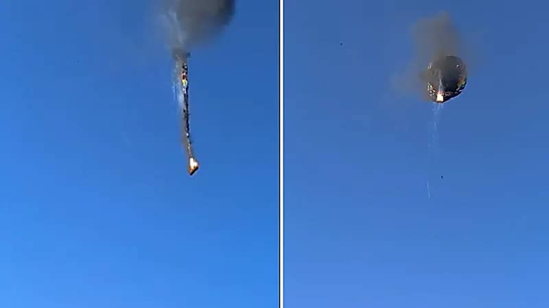 مصرع 8 أشخاص في حادث سقوط منطاد بالبرازيل.. فيديو