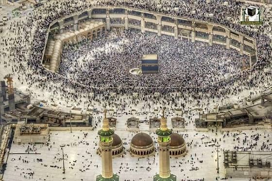 شاهد بالصور ..حركة الحجاج وتوافدهم على المسجد الحرام لأداء طواف الوداع