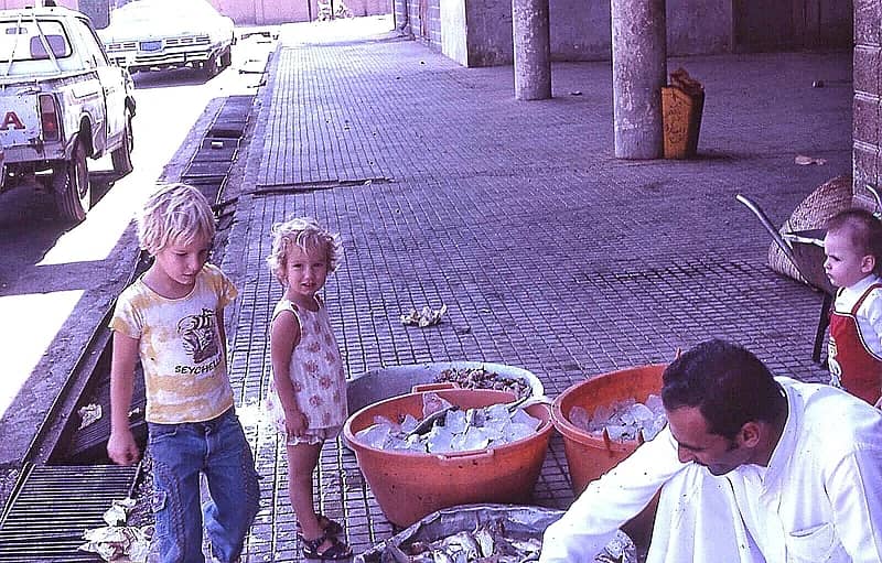 لقطة من سوق السمك قبل 50 عام