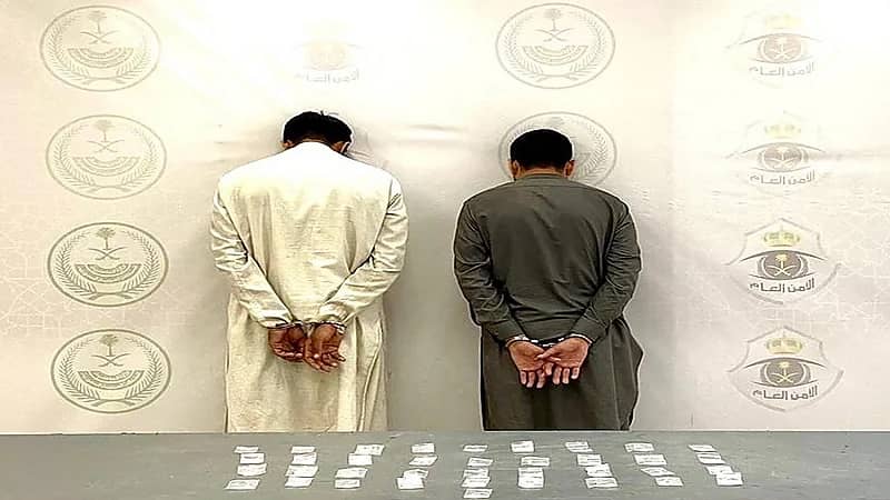 القبض على مقيمين لترويجهما مادة الميثامفيتامين المخدر (الشبو) بمكة المكرمة