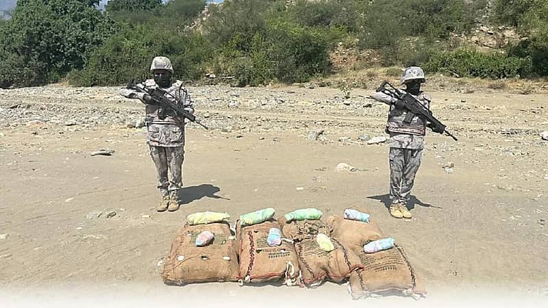 إحباط تهريب 140 كيلوجرامًا من القات بعسير