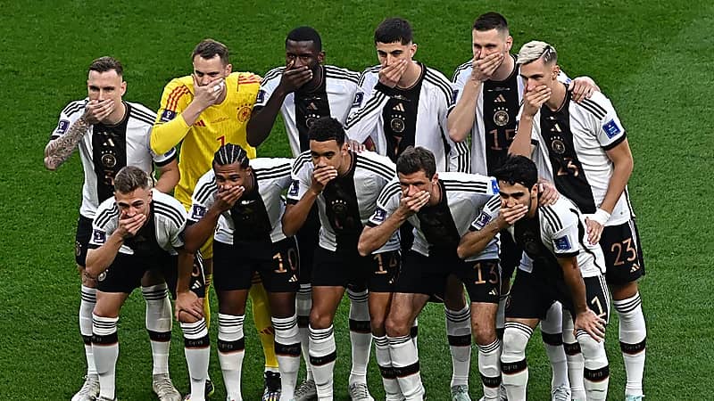 الكشف عن المحرض على حركة "تكميم الأفواه" للاعبي ألمانيا