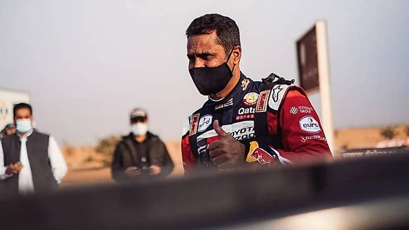 القطري ناصر العطية الأسرع في المرحلة التأهيلية من رالي دكار الصحراوي