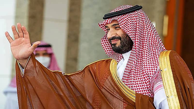 بالفيديو.. سمو ولي العهد يصل إلى مقر مهرجان الملك عبدالعزيز للإبل في الصياهد