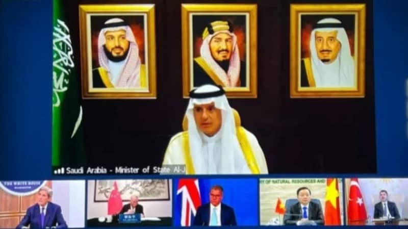 الجبير: المملكة تتعاون مع الشركاء الدوليين لمكافحة التغير المناخي