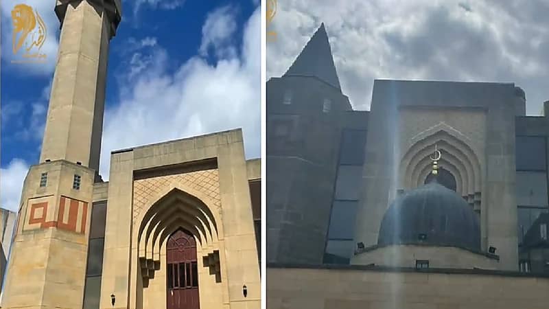 بالفيديو.. لقطات من مسجد الملك فهد في أسكتلندا