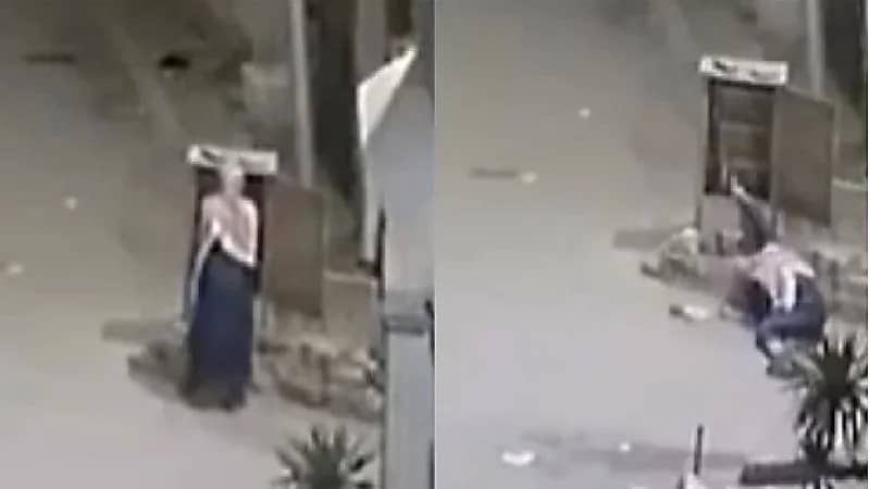 مصري يصعق نفسه بالكهرباء أمام المارة