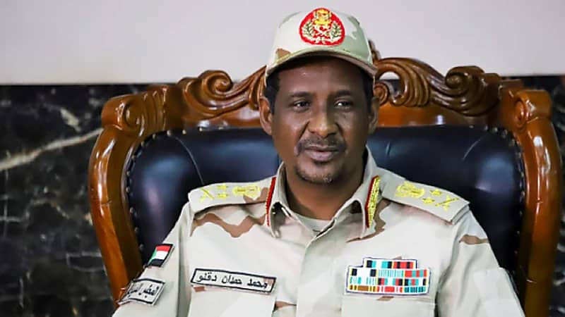 "حميدتي": المملكة والإمارات مع الاتفاق التحول الديمقراطي بالسودان