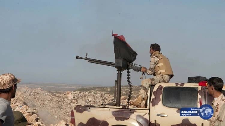 قصف جوى و اشتباكات عنيفة في محور غرب بنغازي شرق ليبيا